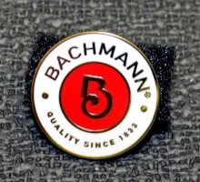 Bachmann® Hard Enamel Lapel Pin (WHITE)